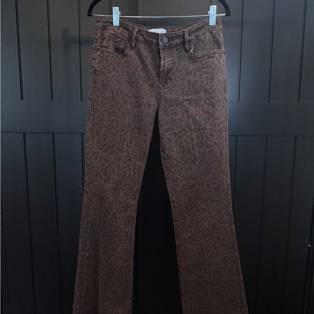 Dear John Brown Leopard Print Pants